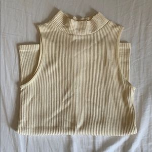 Free People mock neck top.